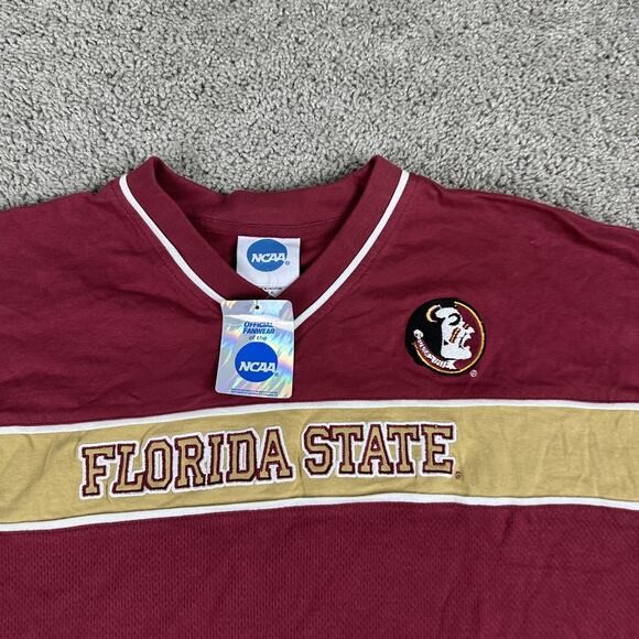 Florida State Seminoles Shirt Mens XL Garnet Gold NCAA College Football Tee - Picture 3 of 12